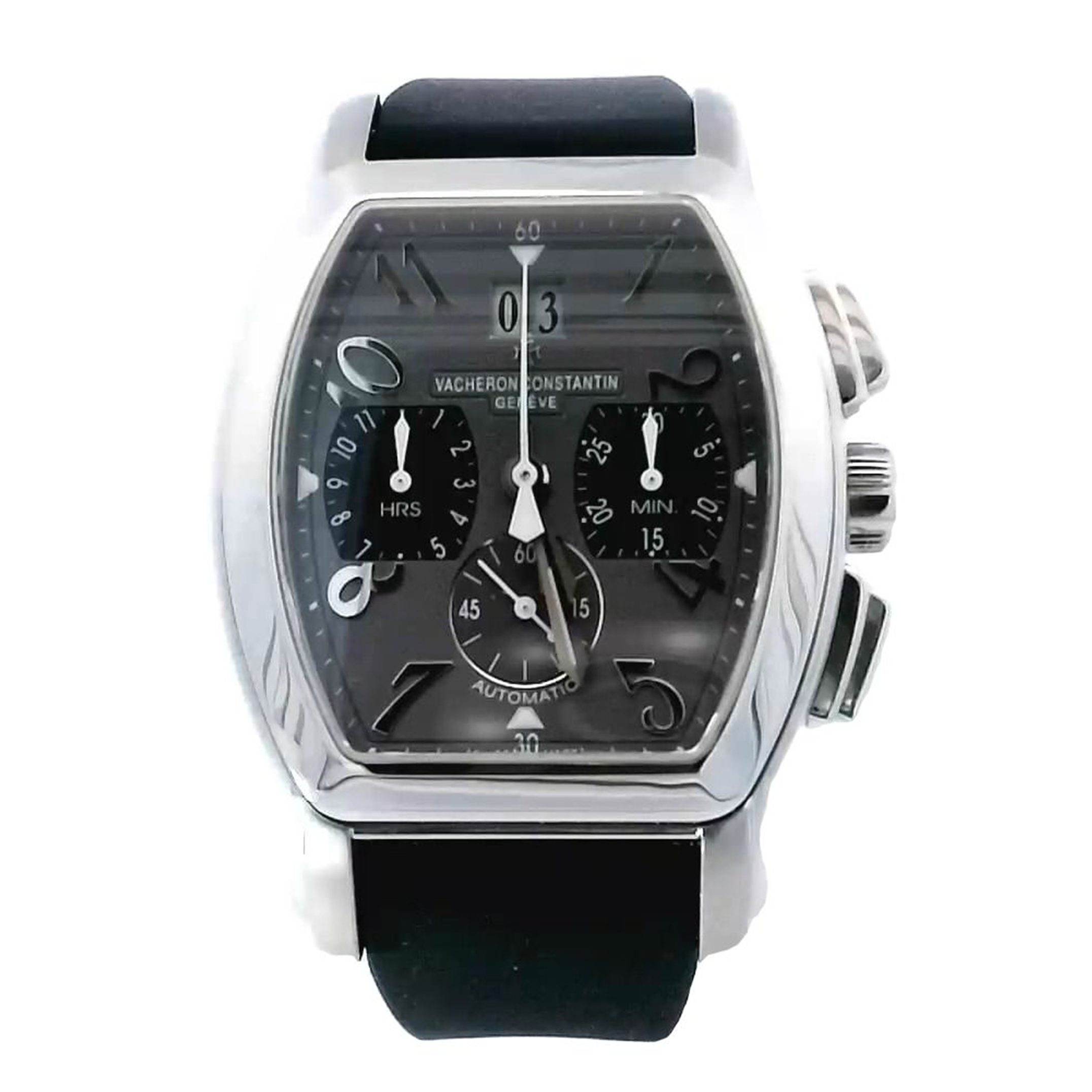 Vacheron Constantin Royal Eagle Chronograph Stainless Steel 37x40mm Gray Chronograph Dial Watch | Ref# 49145/000A - Happy Jewelers Fine Jewelry Lifetime Warranty