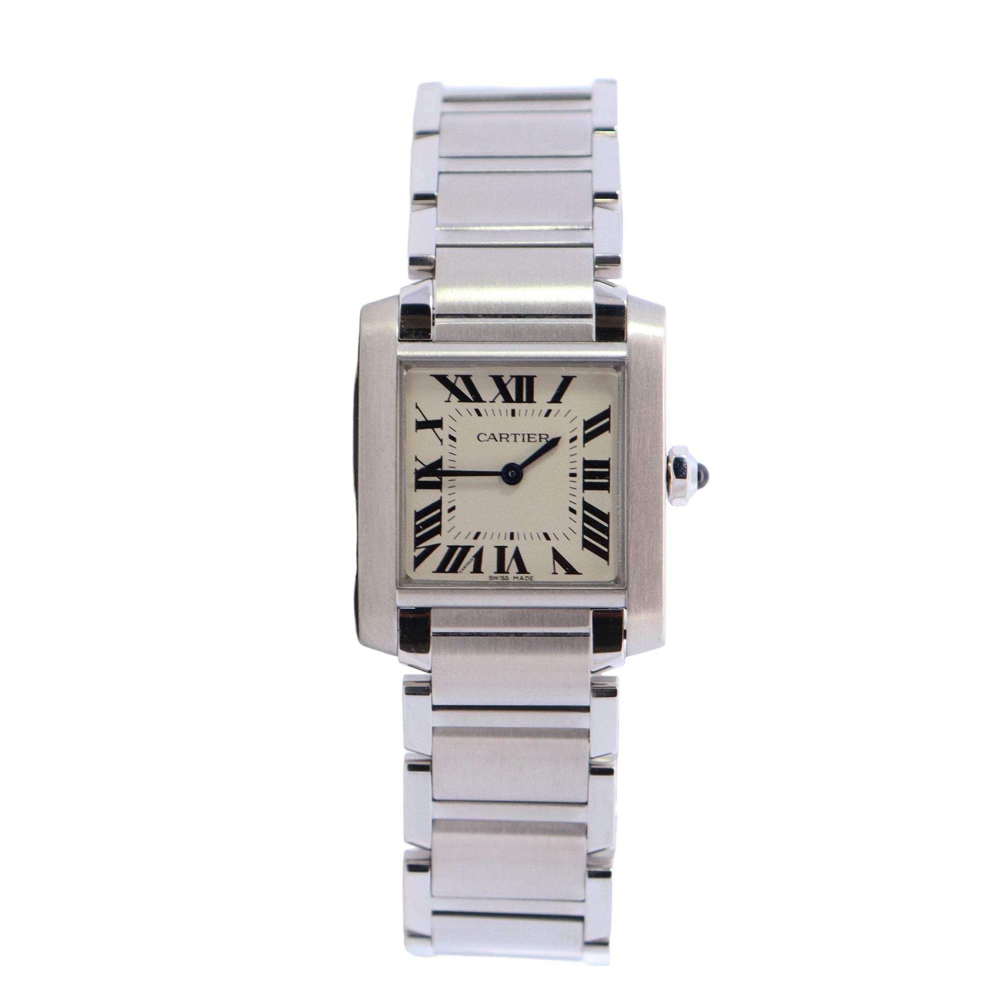 Cartier Tank 20mm Ivory Dial Watch Ref# W51008Q3 - Happy Jewelers Fine Jewelry Lifetime Warranty