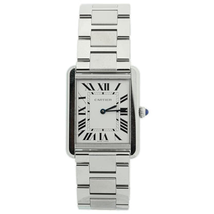 Cartier Tank Solo 34.8mm White Dial Watch Reference #W5200014 - Happy Jewelers Fine Jewelry Lifetime Warranty