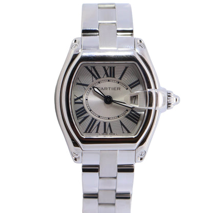 Cartier Roadster 31mm Silver Dial Watch Ref# W62016V3