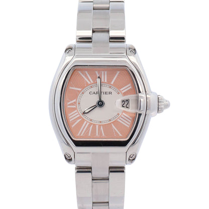 Cartier Roadster 30mm Pink Dial Watch Ref# W62054V3 - Happy Jewelers Fine Jewelry Lifetime Warranty