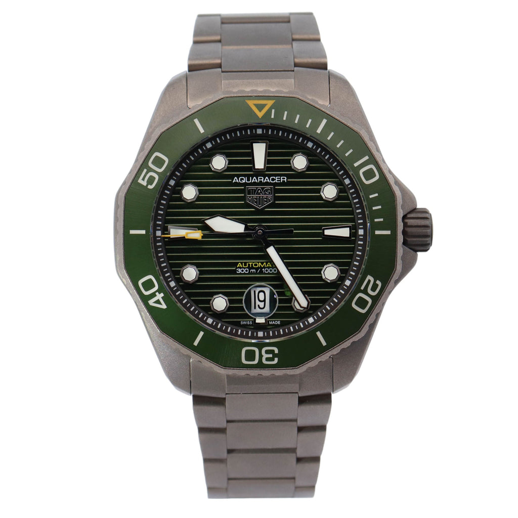 Tag Heuer Aquaracer 43mm Titanium Ref# WBP208B-0 – Happy Jewelers