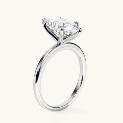 Marquise Lab Diamond Solitaire Engagement Ring - Happy Jewelers Fine Jewelry Lifetime Warranty