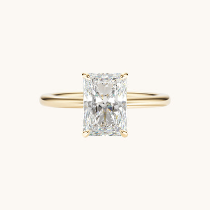 Radiant Lab Diamond Solitaire Engagement Ring - Happy Jewelers Fine Jewelry Lifetime Warranty