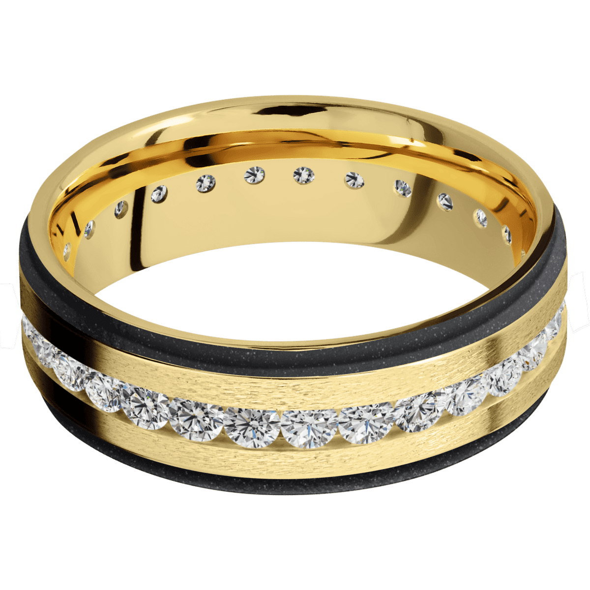 18K Yellow Gold + Stone , Polish Finish - Happy Jewelers Fine Jewelry Lifetime Warranty