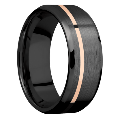 Zirconium + Satin , Polish Finish - Happy Jewelers Fine Jewelry Lifetime Warranty