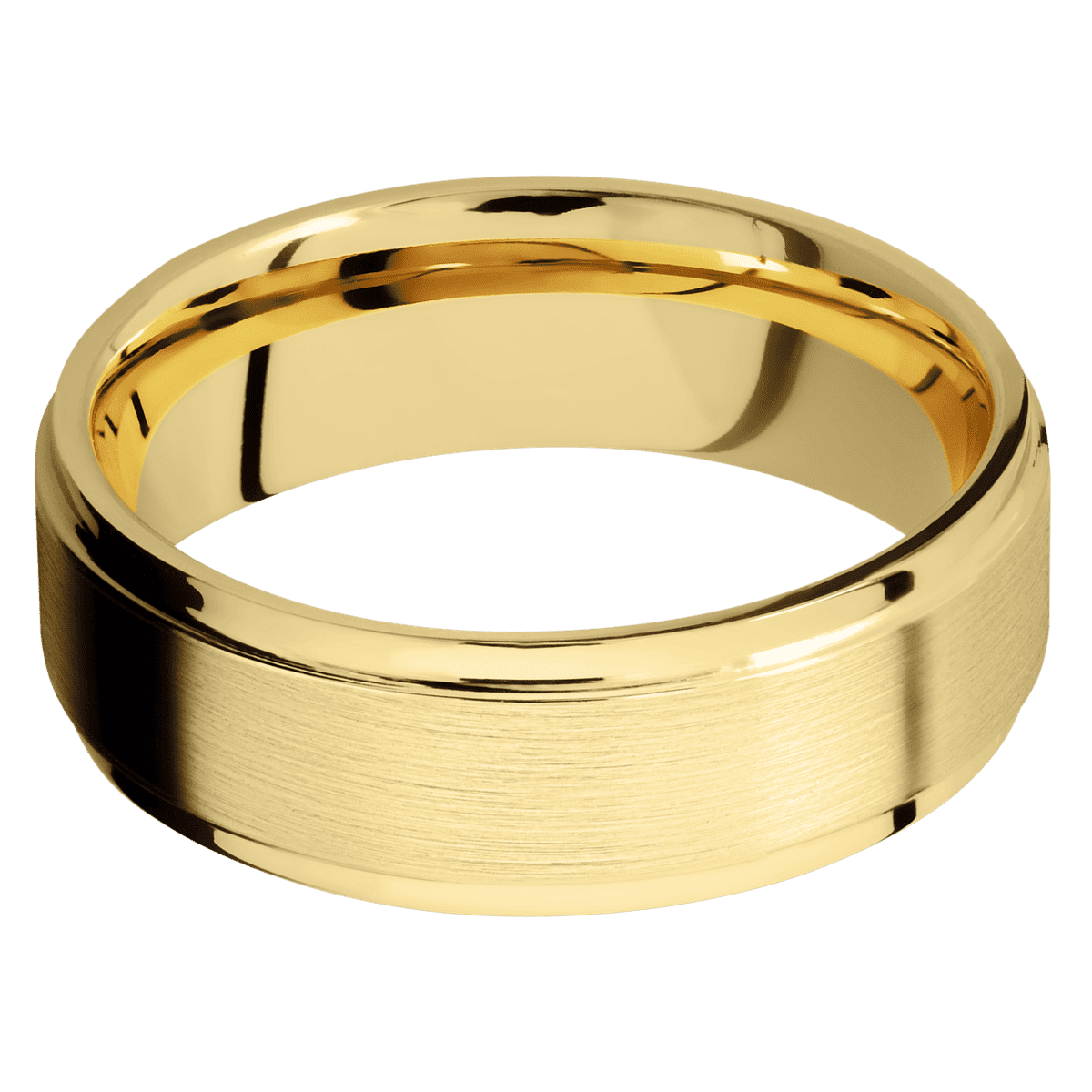 10K Yellow Gold + Satin , Polish Finish - Happy Jewelers Fine Jewelry Lifetime Warranty