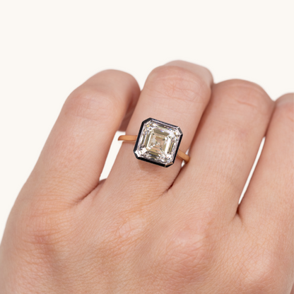 5.06 Asscher Lab Diamond Engagement Ring - Happy Jewelers Fine Jewelry Lifetime Warranty