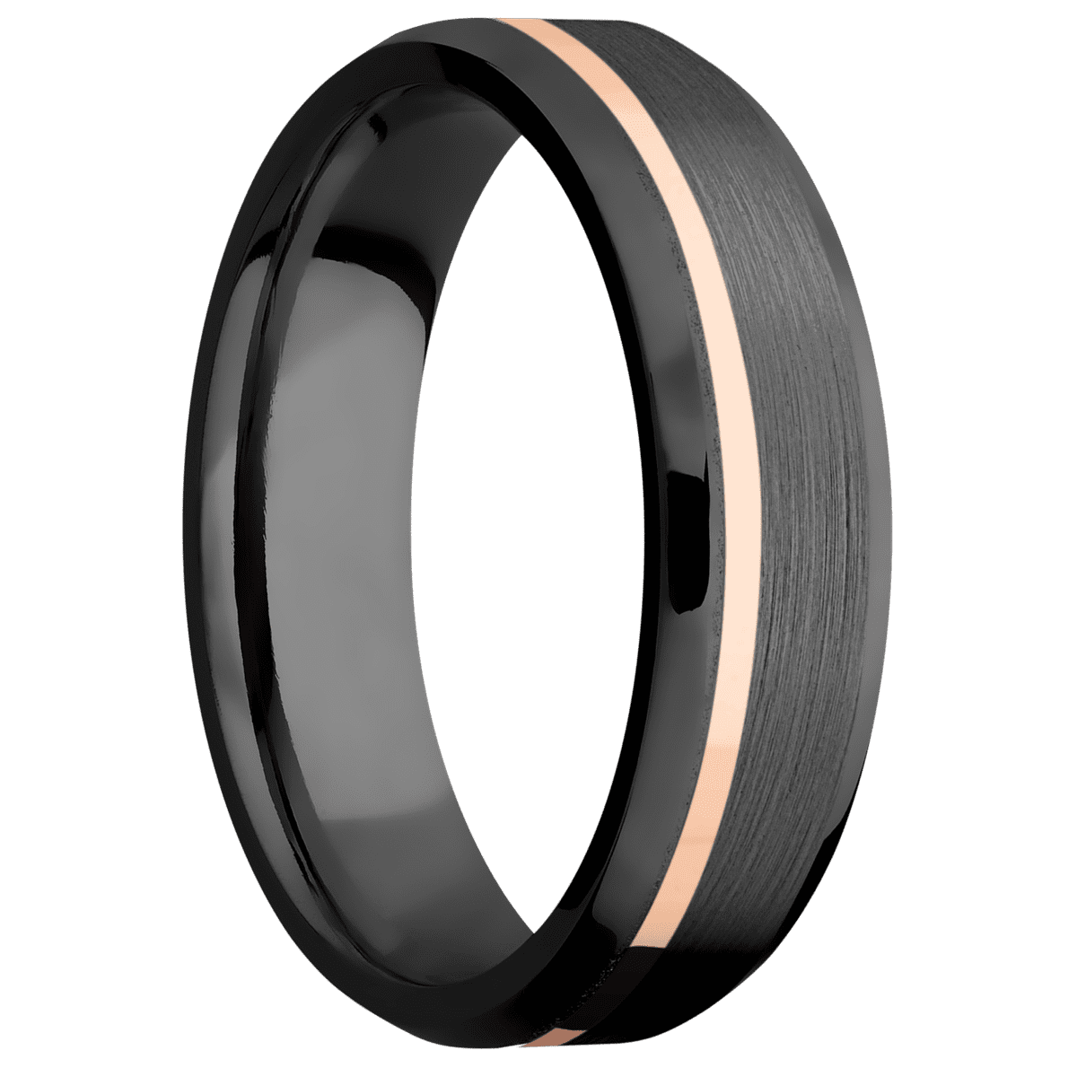 Zirconium + Satin , Polish Finish - Happy Jewelers Fine Jewelry Lifetime Warranty