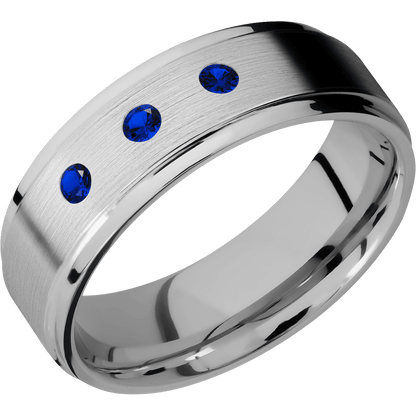 Titanium + Satin , Polish Finish - Happy Jewelers Fine Jewelry Lifetime Warranty