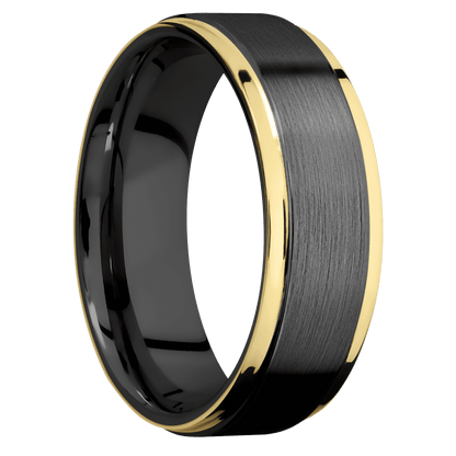 Zirconium + Satin , Polish Finish - Happy Jewelers Fine Jewelry Lifetime Warranty