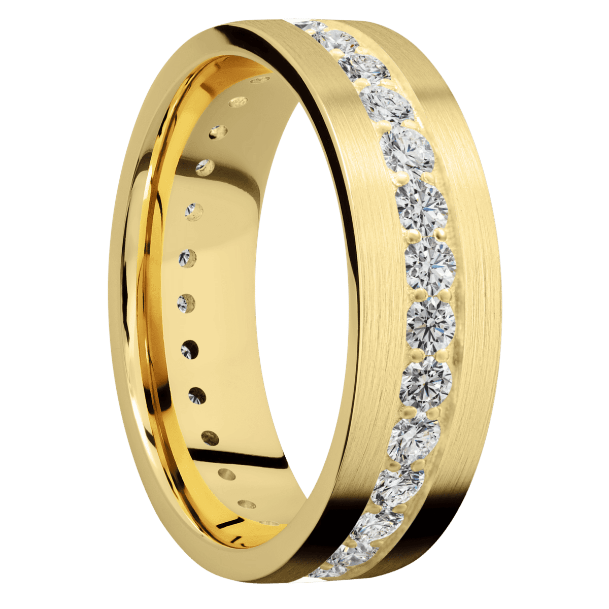14K Yellow Gold + Satin Finish - Happy Jewelers Fine Jewelry Lifetime Warranty