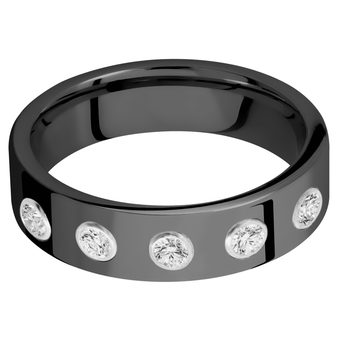 Zirconium + Polish Finish - Happy Jewelers Fine Jewelry Lifetime Warranty