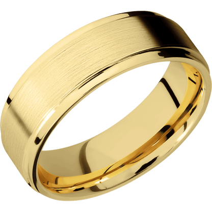 10K Yellow Gold + Satin , Polish Finish - Happy Jewelers Fine Jewelry Lifetime Warranty