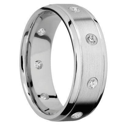 Platinum + Satin , Polish Finish - Happy Jewelers Fine Jewelry Lifetime Warranty