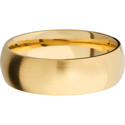 14K Yellow Gold + Satin Finish - Happy Jewelers Fine Jewelry Lifetime Warranty