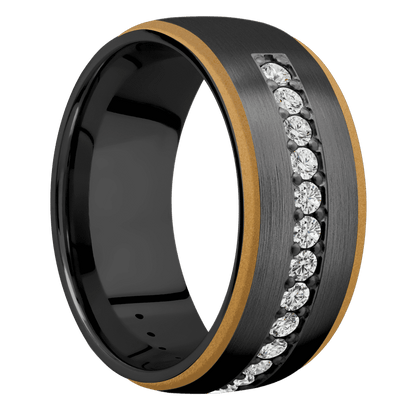 Zirconium + Satin , Polish Finish - Happy Jewelers Fine Jewelry Lifetime Warranty