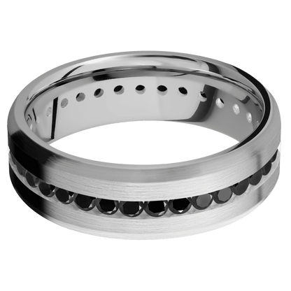 14K White Gold + Satin , Satin Finish - Happy Jewelers Fine Jewelry Lifetime Warranty