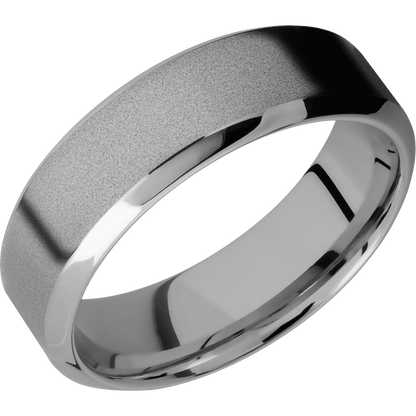 Titanium + Sand , Polish Finish - Happy Jewelers Fine Jewelry Lifetime Warranty