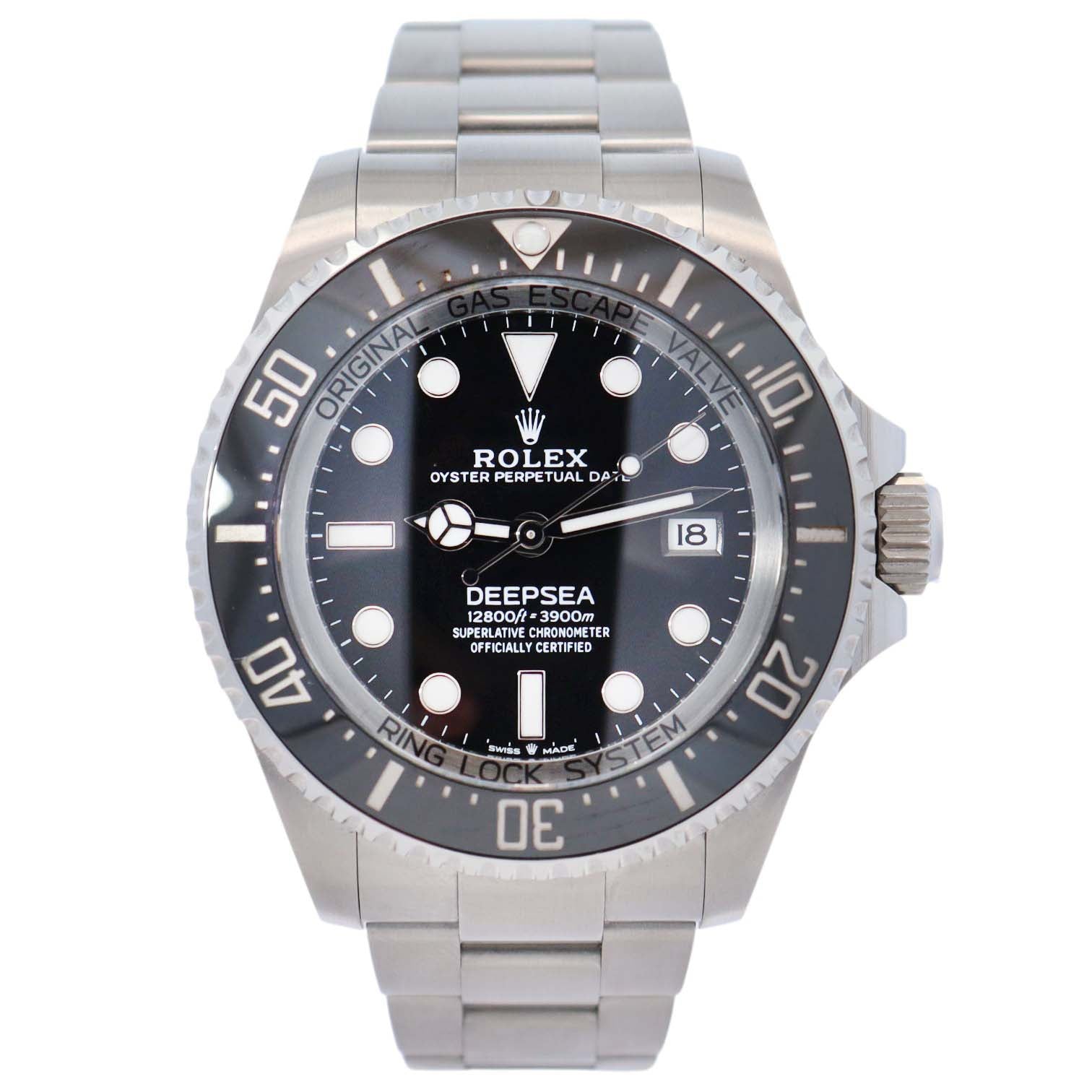 Rolex Sea-Dweller 44mm Black Dial Watch Ref# 136660 - Happy Jewelers Fine Jewelry Lifetime Warranty