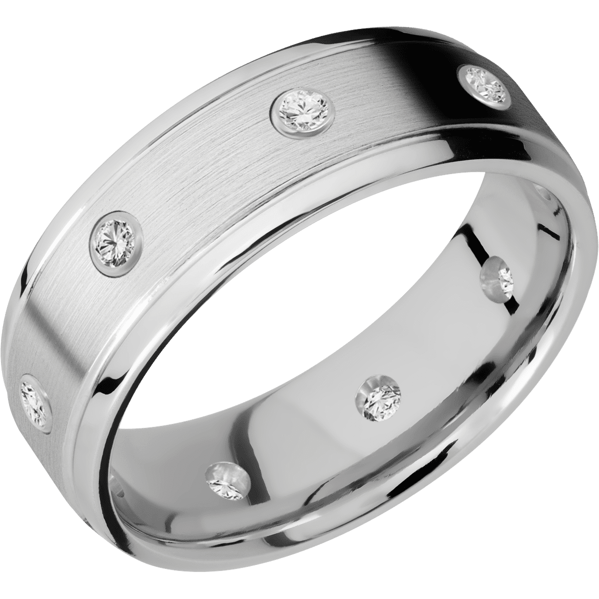 Platinum + Satin , Polish Finish - Happy Jewelers Fine Jewelry Lifetime Warranty