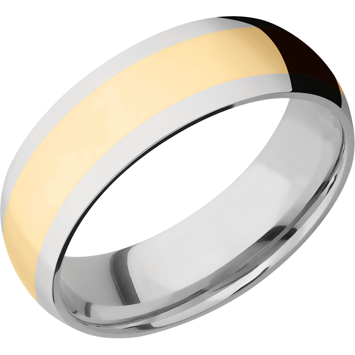 14K White Gold + Polish Finish