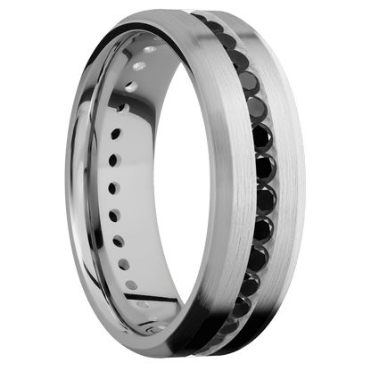 14K White Gold + Satin , Satin Finish - Happy Jewelers Fine Jewelry Lifetime Warranty