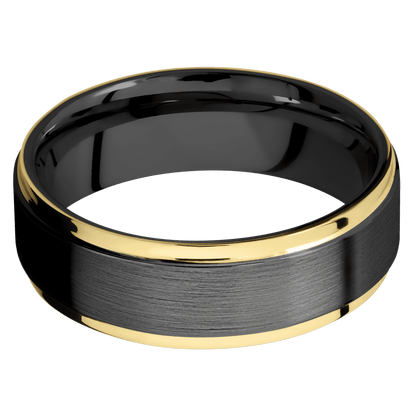 Zirconium + Satin , Polish Finish - Happy Jewelers Fine Jewelry Lifetime Warranty