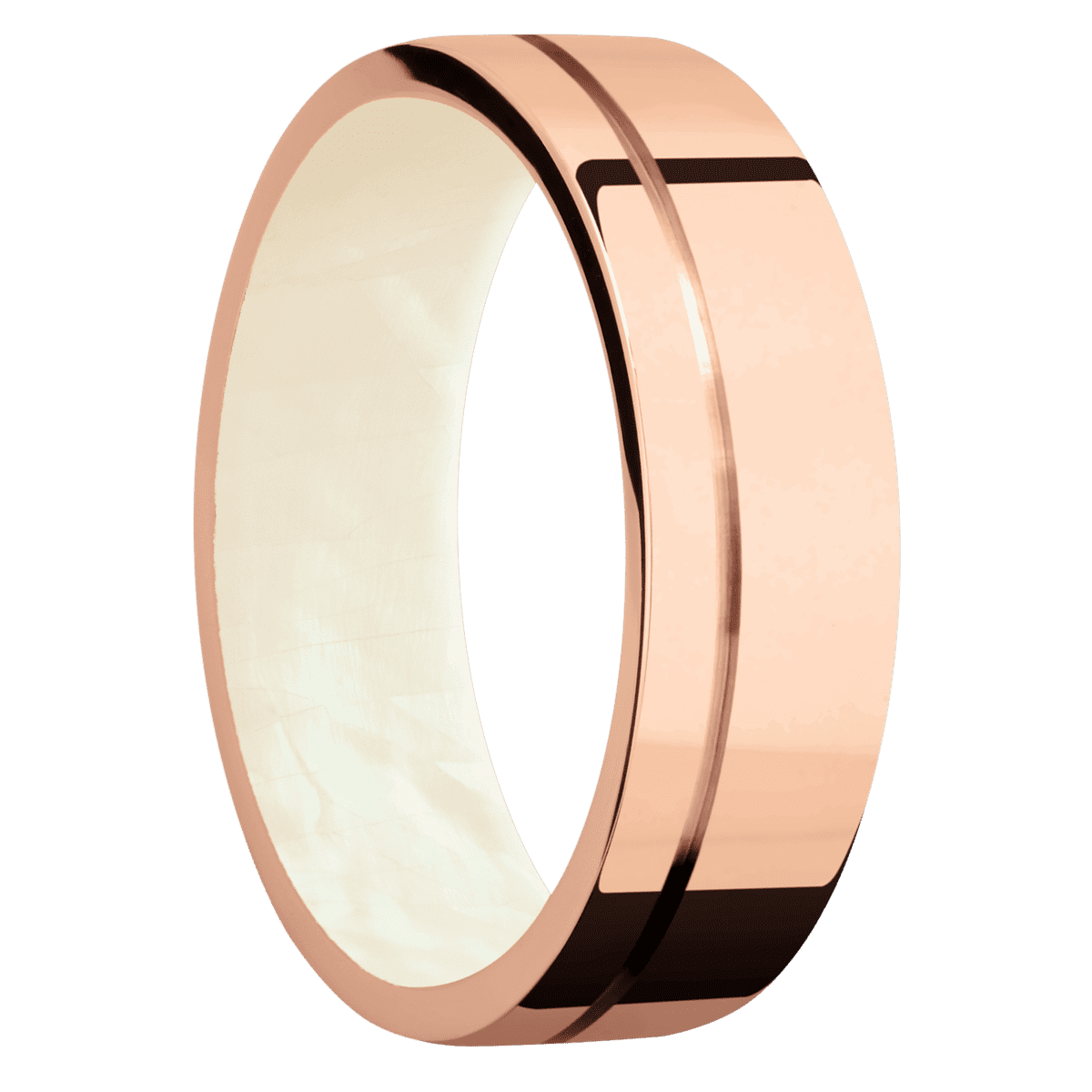 14K Rose Gold + Polish , Polish Finish + Freshwater Mother of Pearl - Happy Jewelers Fine Jewelry Lifetime Warranty