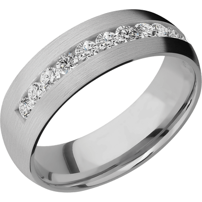 Titanium + Satin Finish - Happy Jewelers Fine Jewelry Lifetime Warranty