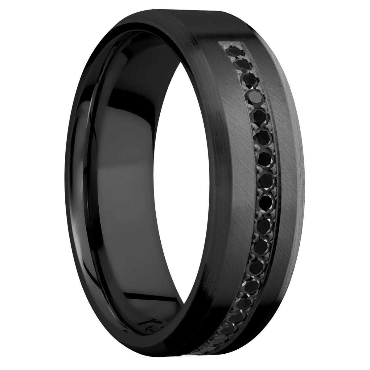 Zirconium + Anglesatin , Satin Finish - Happy Jewelers Fine Jewelry Lifetime Warranty