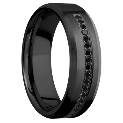 Zirconium + Anglesatin , Satin Finish - Happy Jewelers Fine Jewelry Lifetime Warranty