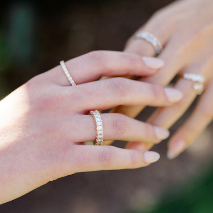 Emerald Eternity Band - Happy Jewelers Fine Jewelry Lifetime Warranty