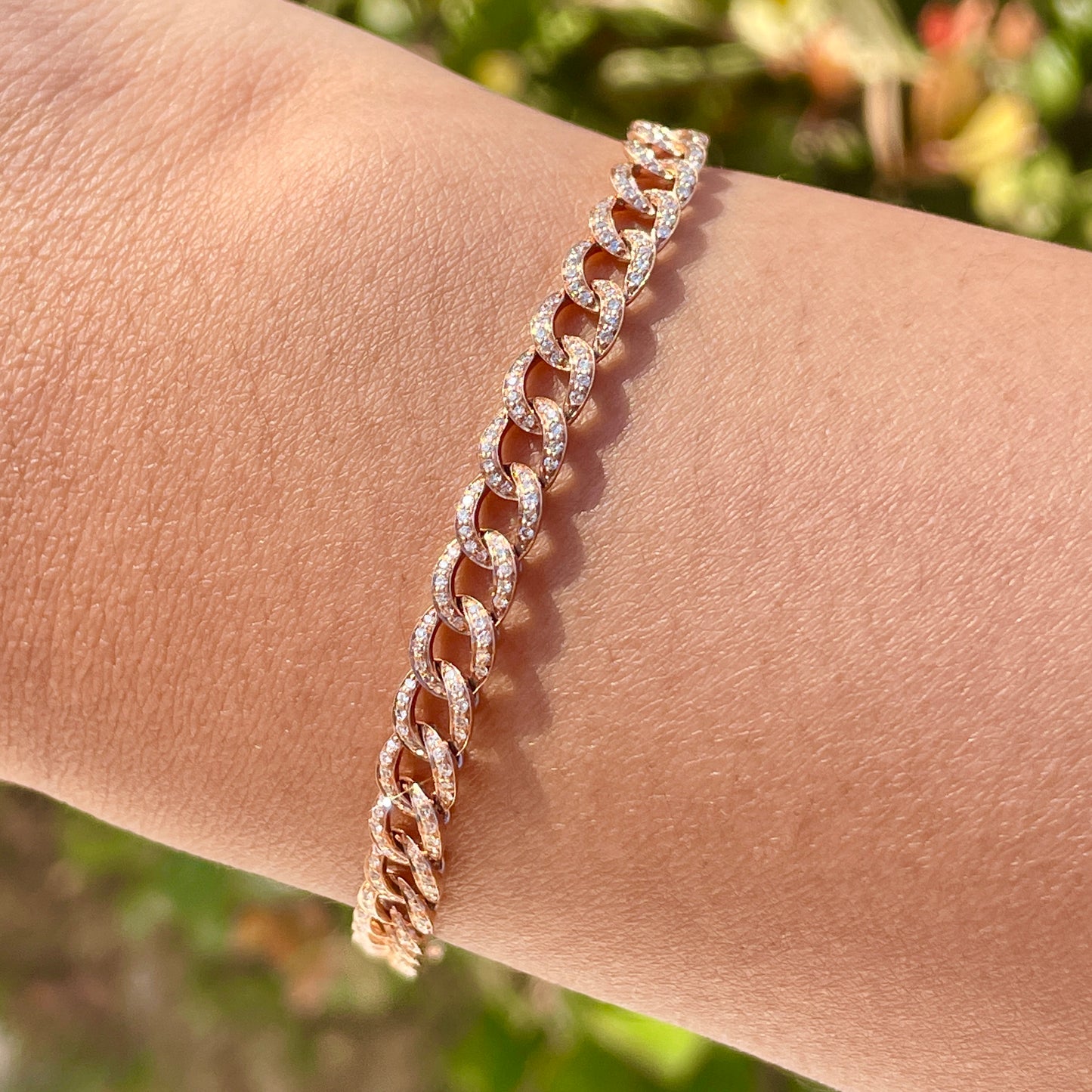 Diamond Curb Chain Bracelet - Happy Jewelers Fine Jewelry Lifetime Warranty
