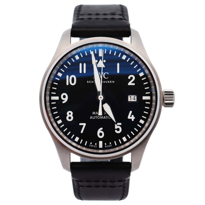 IWC Pilot's 40mm Black Dial Watch Ref# IW328201 - Happy Jewelers Fine Jewelry Lifetime Warranty