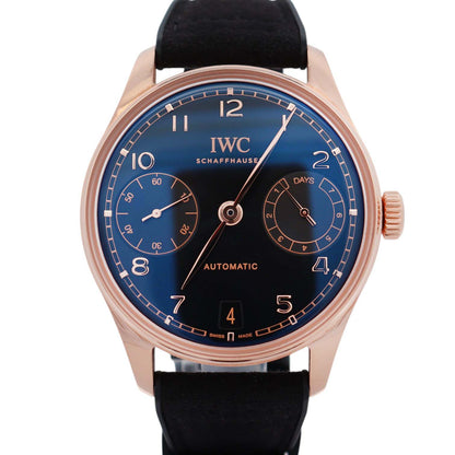 IWC Portugieser 42mm Black Dial Watch Ref# IW546305 - Happy Jewelers Fine Jewelry Lifetime Warranty