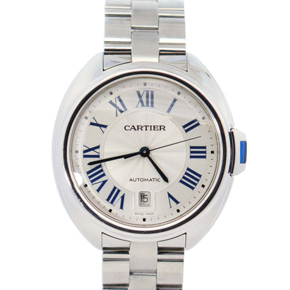 Cartier Cle 35mm Silver Dial Watch Ref# WSCL0007 - Happy Jewelers Fine Jewelry Lifetime Warranty