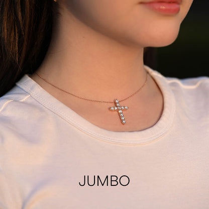 Classic Diamond Cross Necklace - Happy Jewelers Fine Jewelry Lifetime Warranty