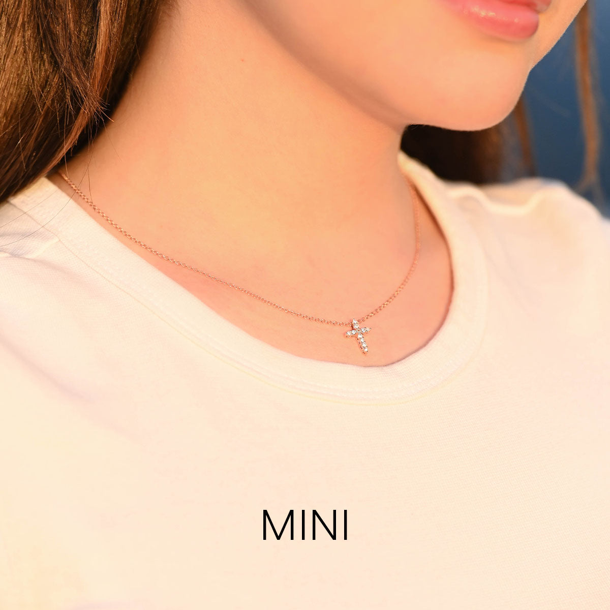 Classic Diamond Cross Necklace - Happy Jewelers Fine Jewelry Lifetime Warranty