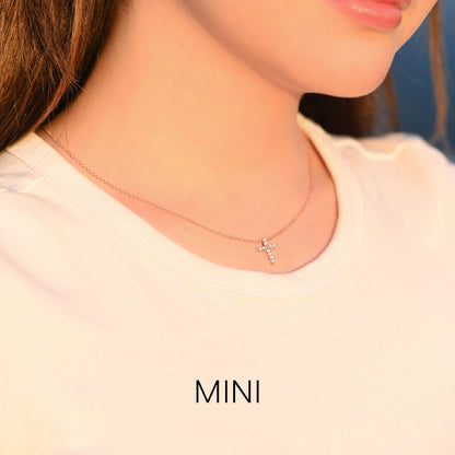 Classic Diamond Cross Necklace - Happy Jewelers Fine Jewelry Lifetime Warranty