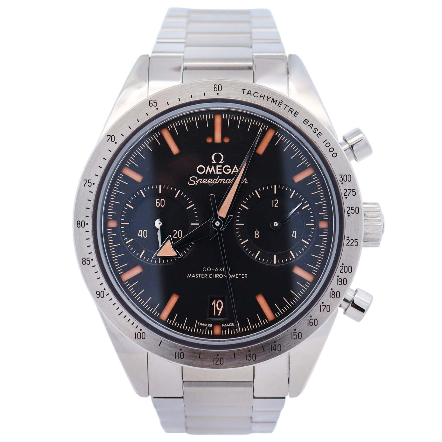 Omega Speedmaster 40.5 mm Black Dial Watch Ref# 332.10.41.51.01.001 - Happy Jewelers Fine Jewelry Lifetime Warranty