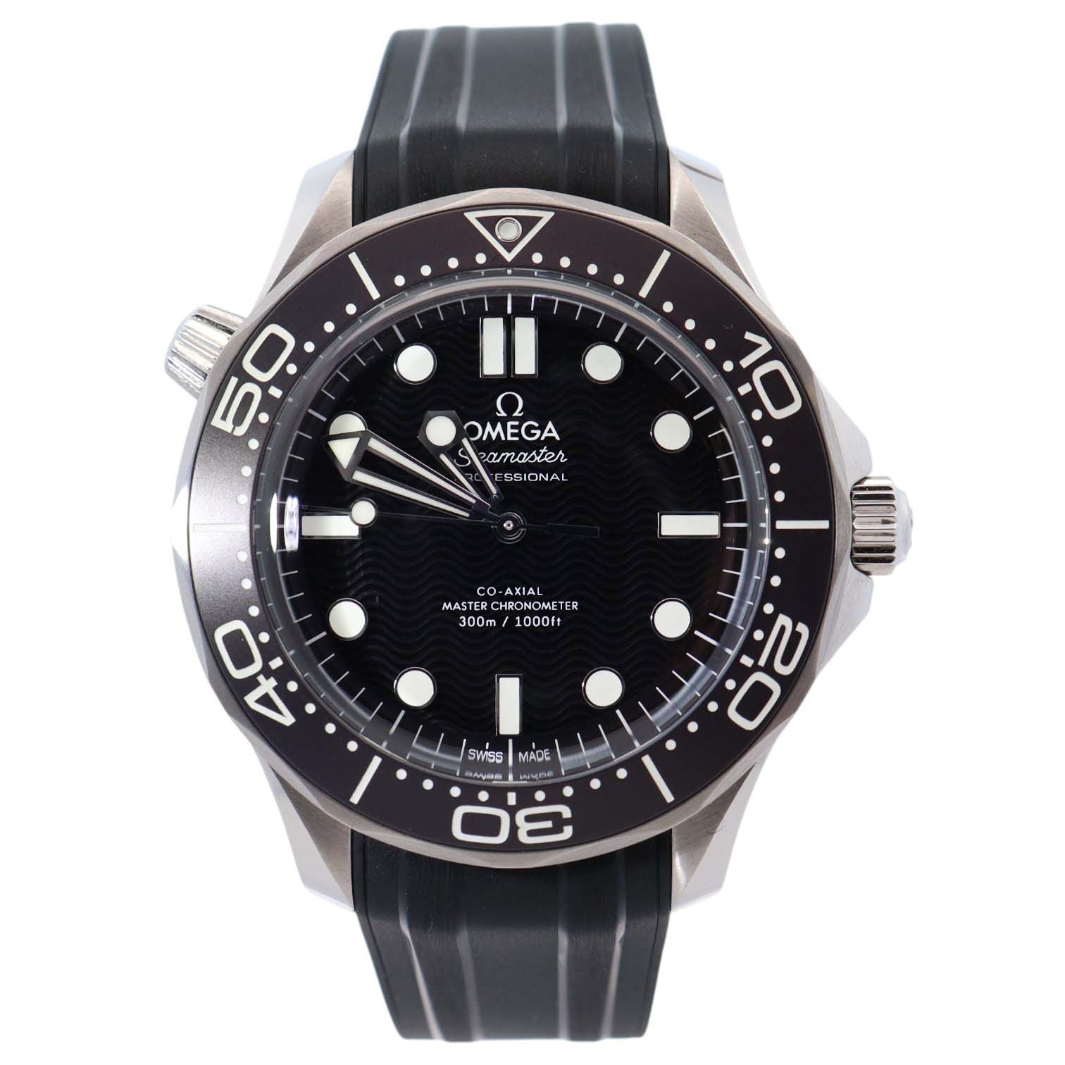 Omega Seamaster 42mm Black Dial Ref# 210.30.42.20.01.010 - Happy Jewelers Fine Jewelry Lifetime Warranty