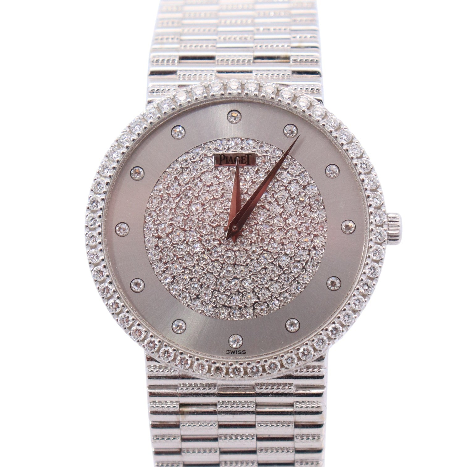 Piaget Dancer 32mm Diamond Dial Watch Ref# G0A10790 - Happy Jewelers Fine Jewelry Lifetime Warranty