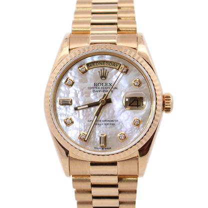 Rolex Day-Date 36mm MOP Dial Watch Ref# 10838 - Happy Jewelers Fine Jewelry Lifetime Warranty