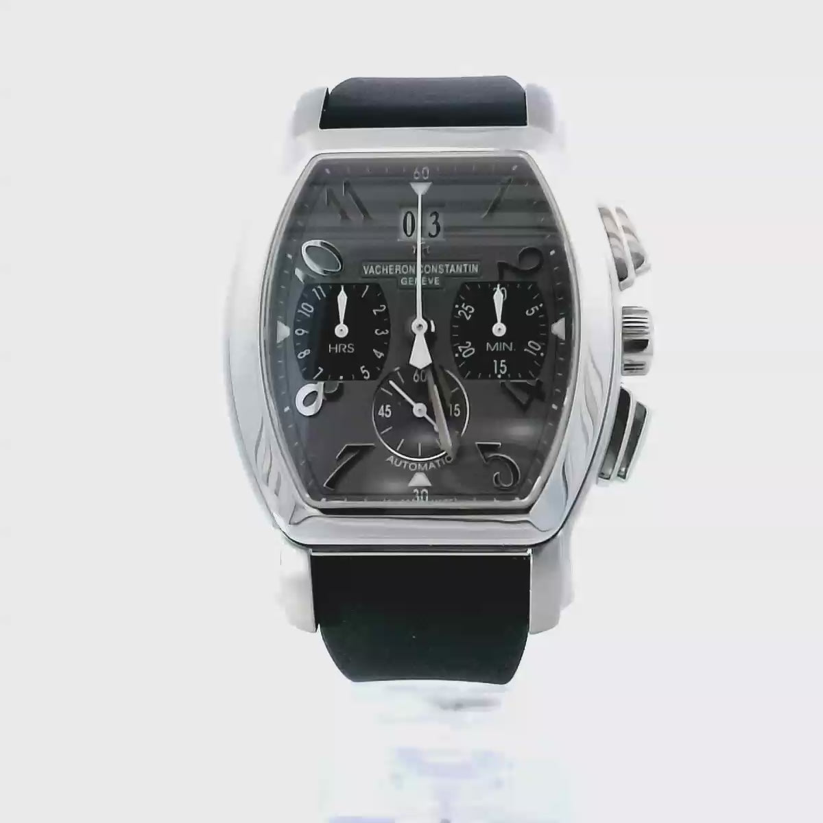 Vacheron Constantin Royal Eagle Chronograph Stainless Steel 37x40mm Gray Chronograph Dial Watch | Ref# 49145/000A