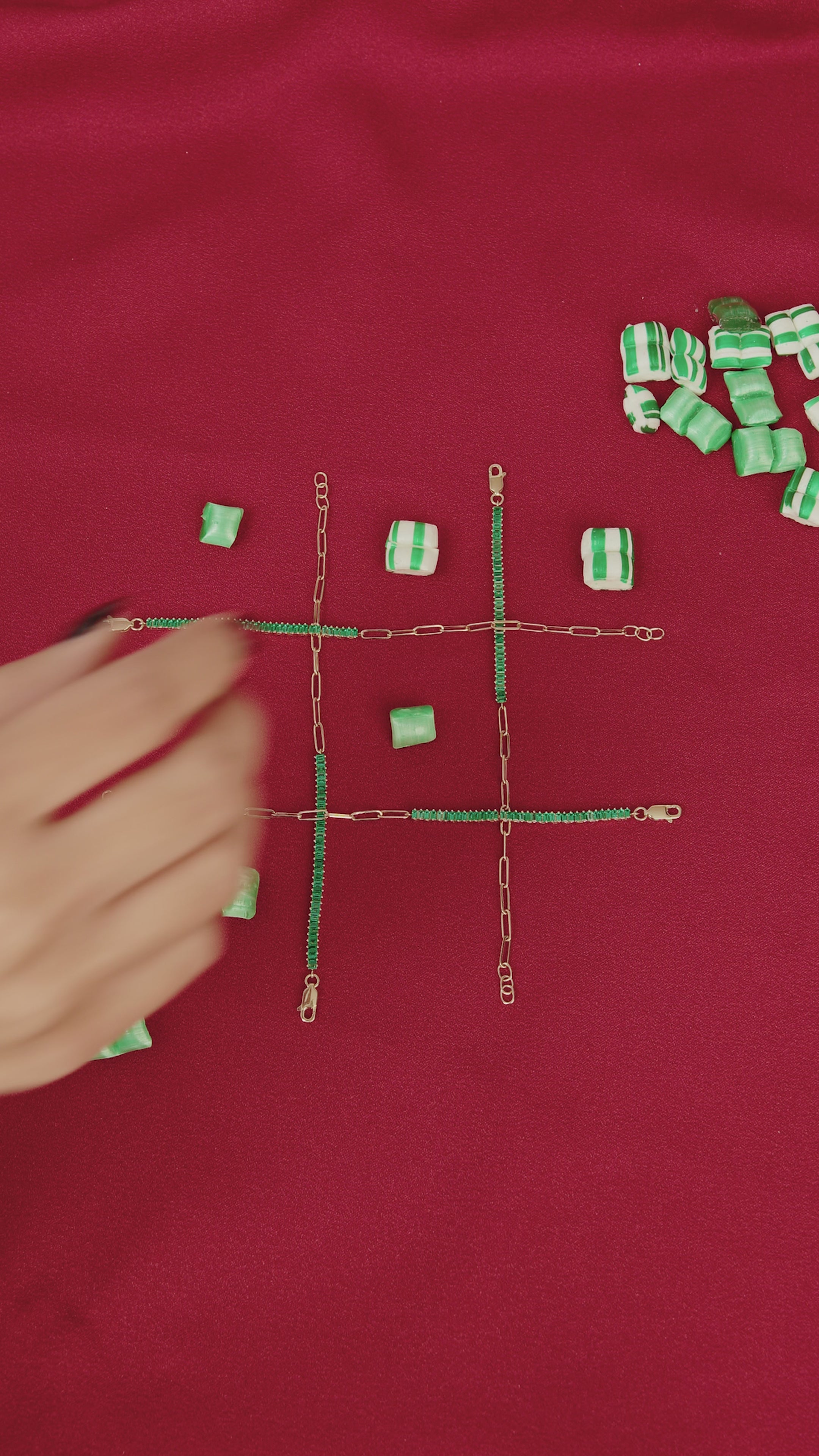 Day 3- 12 Days of Christmas! Lab-Grown Emerald Linked Up Bracelet