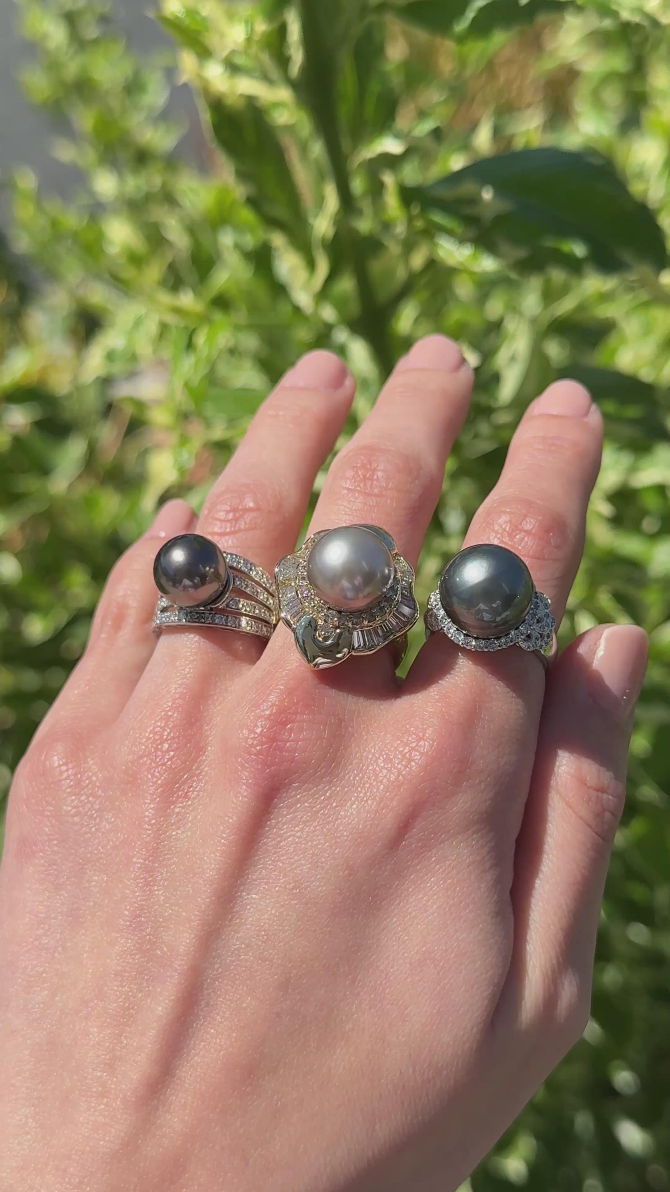 Sale of the Day - Final Sale (Pearl & Diamond Rings)