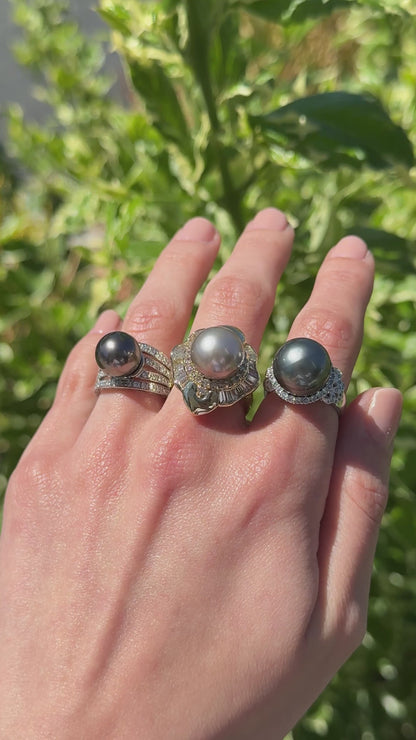 Sale of the Day - Final Sale (Pearl & Diamond Rings)