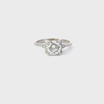 1.54 Round Lab Diamond Engagement Ring