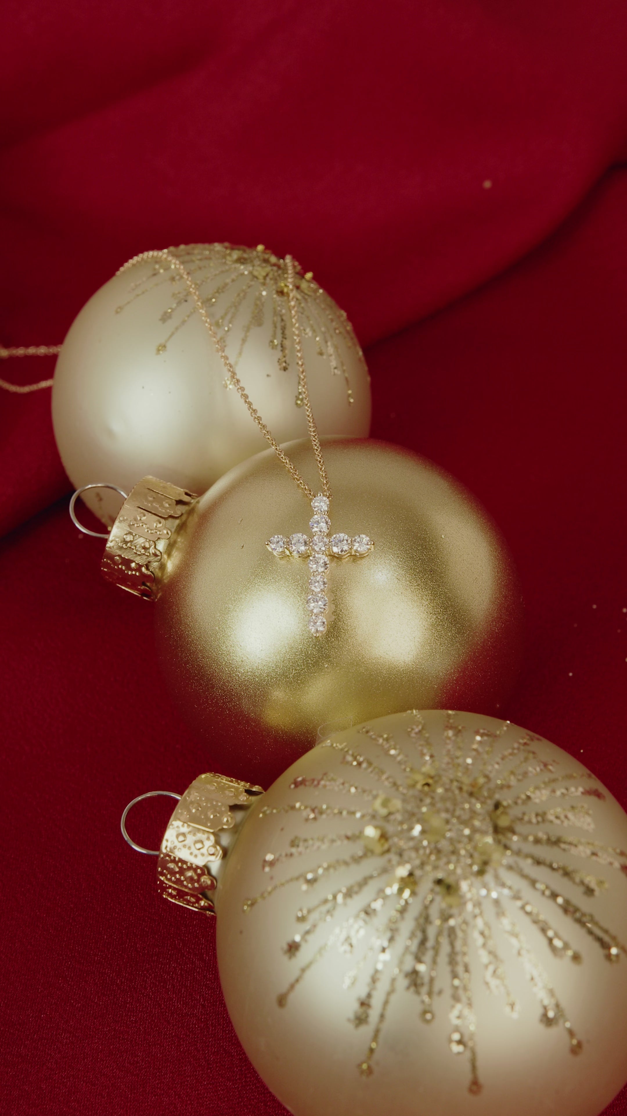 Day 8- 12 Days of Christmas! Medium Classic Cross Necklace